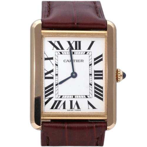 Montre Cartier Tank Solo - Montre en or rose 58 Facettes MT45150