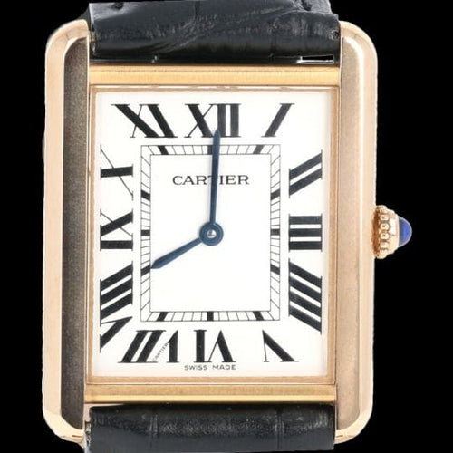 Montre Cartier Tank Solo - Montre en or jaune 58 Facettes MT45150
