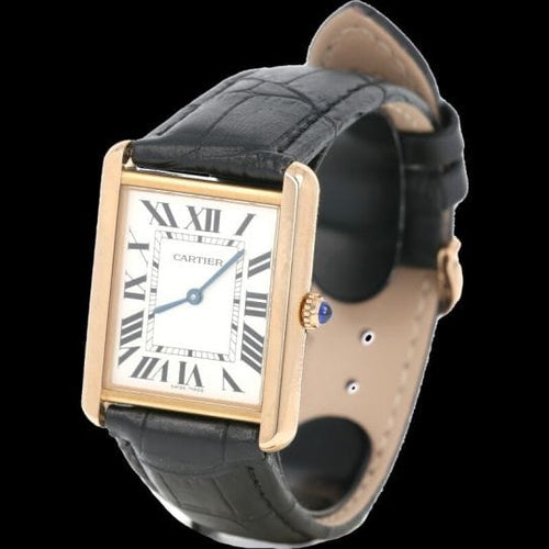 Montre Cartier Tank Solo - Montre en or jaune 58 Facettes MT45150