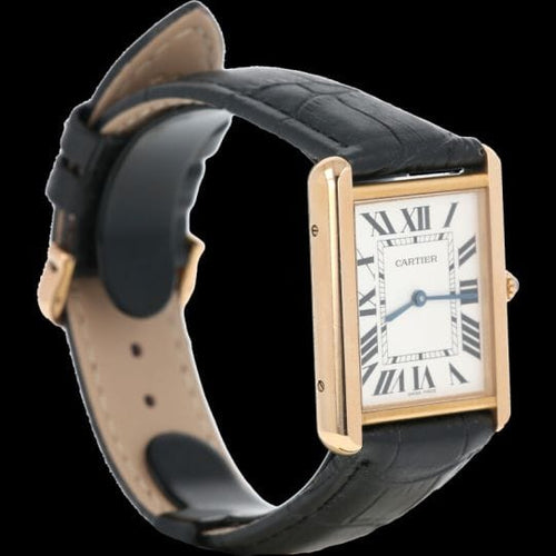 Montre Cartier Tank Solo - Montre en or jaune 58 Facettes MT45150