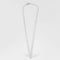 Collier Collier solitaire en or gris et diamant 58 Facettes B250691