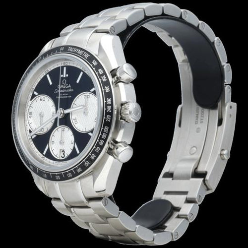 Montre Omega Speedmaster Racing - Montre chronographe Co-Axial 40 mm en acier 58 Facettes MT45081