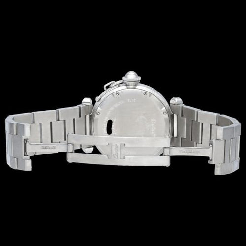 Montre Cartier Pasha - Montre automatique 35 mm en acier 58 Facettes MT45234