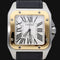 Montre Cartier Santos 100XL - Montre automatique homme en acier et or jaune 58 Facettes MT45162
