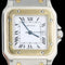Montre Cartier Santos - Montre femme en or jaune 18K et acier 58 Facettes MT45185