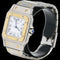Montre Cartier Santos - Montre femme en or jaune 18K et acier 58 Facettes MT45185