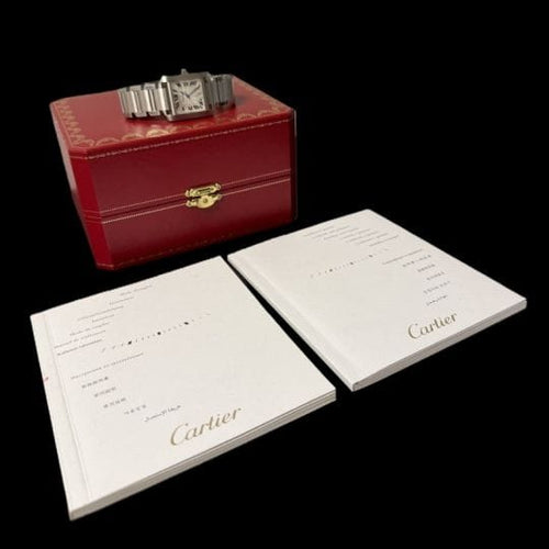 Montre Cartier Tank Française - Montre femme en acier 58 Facettes MT45213