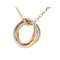Collier Cartier Trinity - Collier en or blanc, rose et jaune 58 Facettes 5007