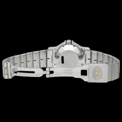 Montre Cartier Santos Octagon - Montre femme 30 mm en or jaune et acier 58 Facettes MT45169