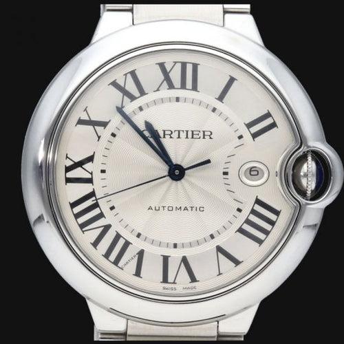 Montre Cartier Ballon Bleu - Montre automatique 42 mm en acier 58 Facettes MT45254