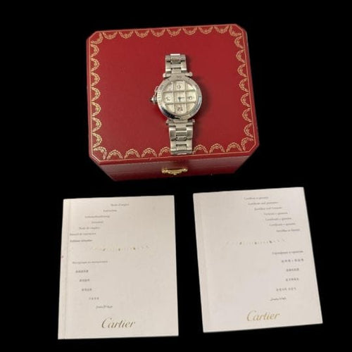 Montre Cartier Pasha - Montre automatique 38 mm en acier 58 Facettes MT45248