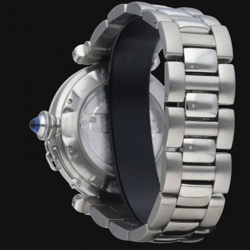 Montre Cartier Pasha - Montre automatique 38 mm en acier 58 Facettes MT45248