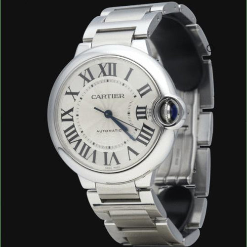 Montre Cartier Ballon Bleu - Montre automatique 36 mm en acier 58 Facettes MT45154