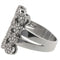 Bague 58 Bague en or blanc 18K sertie de diamants naturels 58 Facettes 4151
