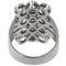 Bague 58 Bague en or blanc 18K sertie de diamants naturels 58 Facettes 4151