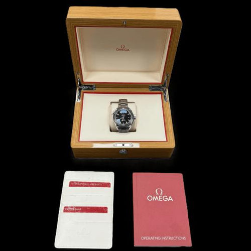 Montre Omega Seamaster Planet Ocean - Montre homme automatique en acier 46 mm 58 Facettes MT45040