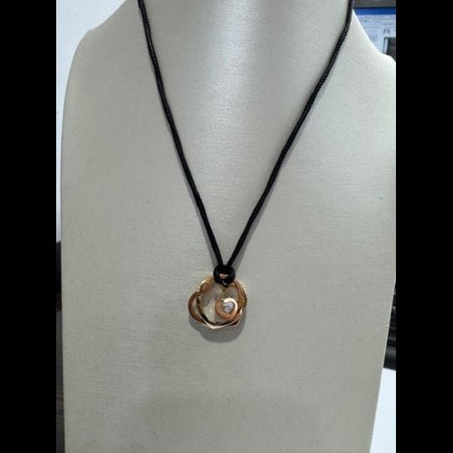 Collier Chopard Happy Diamonds - Collier en or rose 18k et diamants 58 Facettes 4217