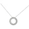 Collier Pendentif - Collier en or blanc et diamants 58 Facettes 4221