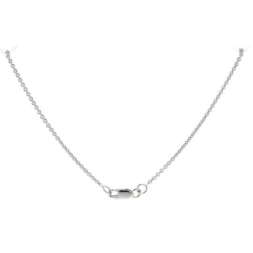 Collier Pendentif - Collier en or blanc et diamants 58 Facettes 4236