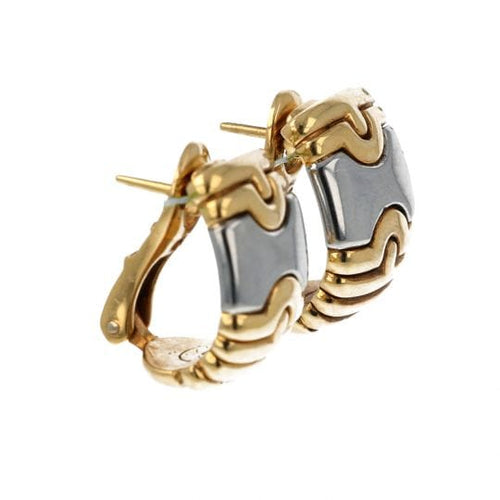 Boucles d'oreilles Bulgari Parentesi - Boucles d’oreilles en or jaune 58 Facettes 4350