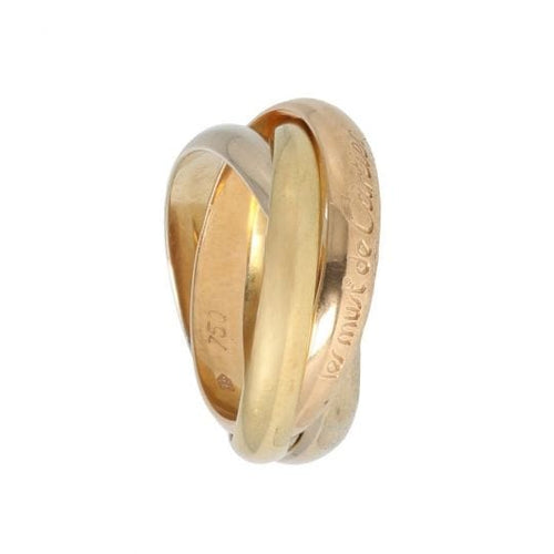 Bague 52 Cartier Trinity - Bague en 3 ors 18 k (750) 58 Facettes 4279