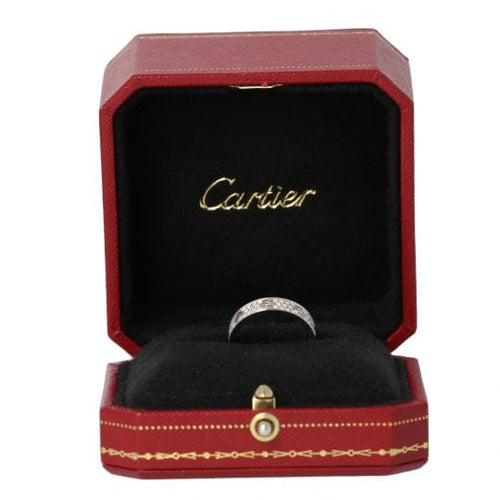 Bague 55 Cartier Love - Bague en or blanc 18k et diamants 58 Facettes 4476