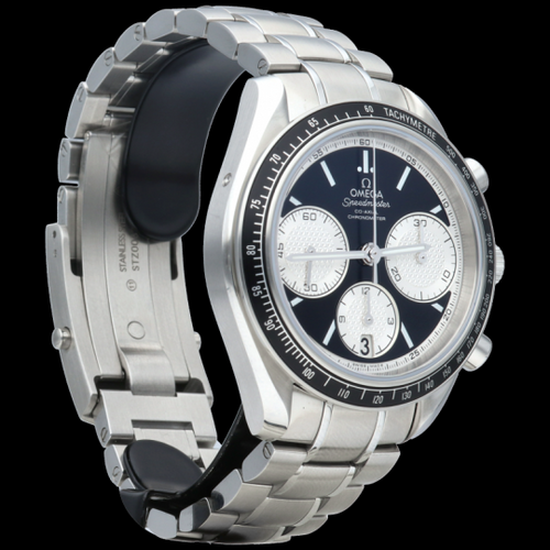 Montre Omega Speedmaster Racing - Montre chronographe Co-Axial 40 mm acier 58 Facettes MT45080