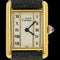 Montre Cartier Tank Vermeil - Montre à quartz plaqué or 58 Facettes MT44925