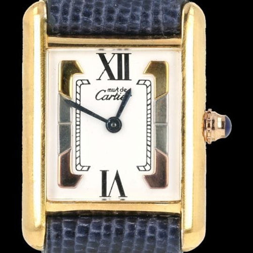 Montre Cartier Tank - Montre vermeil à quartz 58 Facettes MT44931