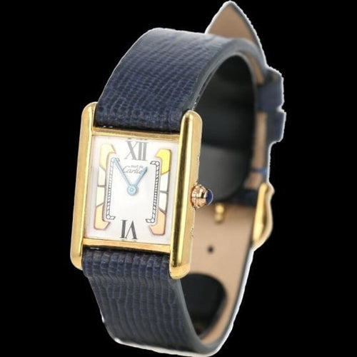 Montre Cartier Tank - Montre vermeil à quartz 58 Facettes MT44931