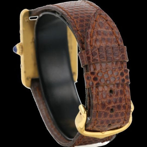 Montre Cartier Must de Cartier Tank Vermeil - Montre femme quartz 28 mm 58 Facettes MT43355