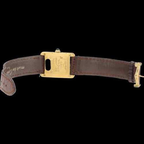 Montre Cartier Must de Cartier Tank Vermeil - Montre femme quartz 28 mm 58 Facettes MT43355