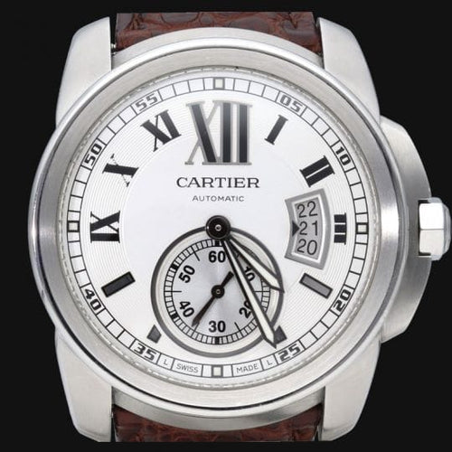Montre Cartier Calibre de Cartier - Montre homme automatique en acier 42 mm 58 Facettes MT44420