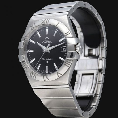 Montre Omega Constellation - Montre homme à quartz en acier 58 Facettes MT44473