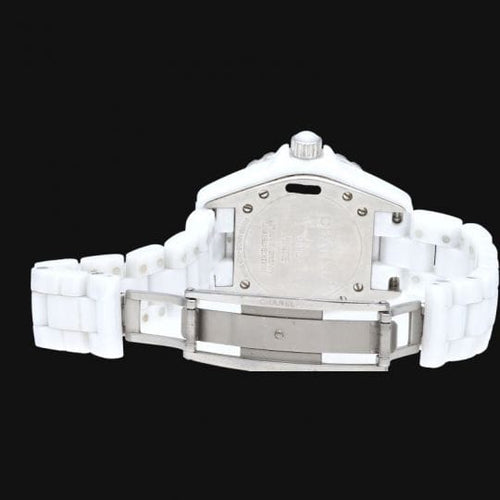 Montre Chanel J12 - Montre femme 33 mm en céramique blanche 58 Facettes MT44249