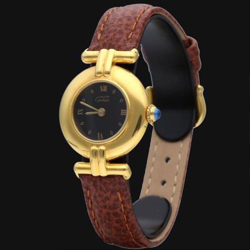 Montre Cartier Must de Cartier Colisée - Montre femme vermeil quartz 24 mm 58 Facettes MT44870