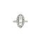 Bague 54 Bague marquise en or gris et diamants 58 Facettes 230256