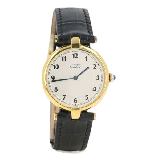 Cartier Must De Cartier Watch silver-gilt 