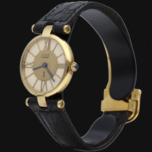 Montre Cartier Must de Cartier Vermeil - Montre femme quartz 58 Facettes MT44859