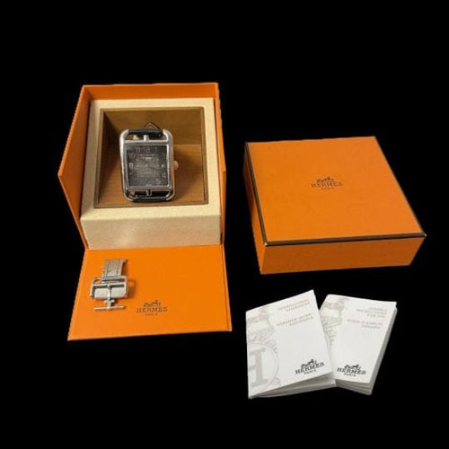 Montre Hermès Cape Cod - Montre automatique GM en acier 58 Facettes MT44626