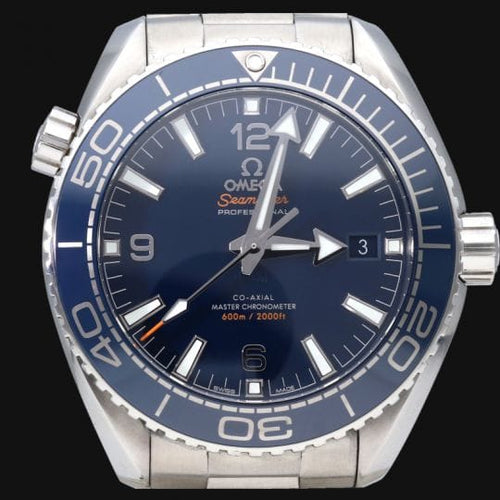 Montre Omega Seamaster Planet Ocean - Montre homme automatique en acier 44 mm 58 Facettes MT44677
