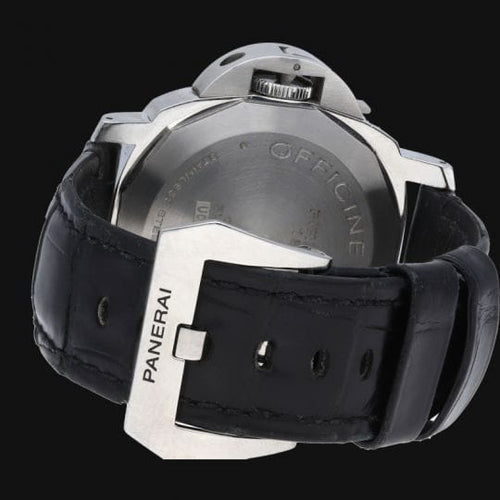 Montre Panerai Luminor Marina Logo - Montre homme 44 mm en acier 58 Facettes MT44612