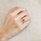 Bague 53.5 Bague or jaune, rubis et diamants 58 Facettes 240259