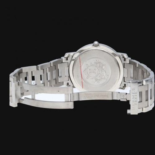 Montre Hermès Clipper - Montre femme en acier, quartz 36 mm 58 Facettes MT44637
