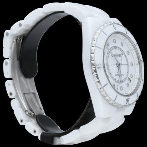 Montre Chanel J-12 Calibre 12.1 - Montre femme en céramique blanche 38 mm 58 Facettes MT44827