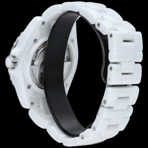 Montre Chanel J-12 Calibre 12.1 - Montre femme en céramique blanche 38 mm 58 Facettes MT44827