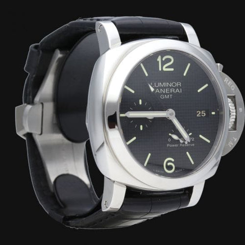 Montre Panerai Luminor 1950 - Montre homme 3 Days GMT Power Reserve 58 Facettes MT44606