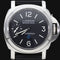 Montre Panerai Luminor Marina Logo - Montre homme en acier 44 mm 58 Facettes MT44613