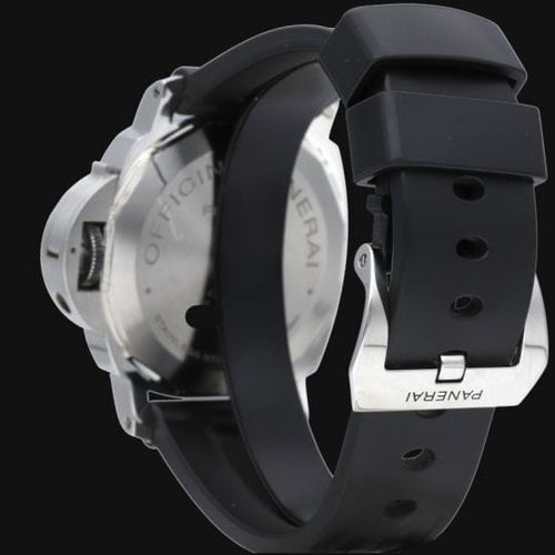 Montre Panerai Luminor Marina Logo - Montre homme en acier 44 mm 58 Facettes MT44613