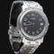 Montre Hermès Clipper - Montre femme en acier, cadran noir 58 Facettes MT44628